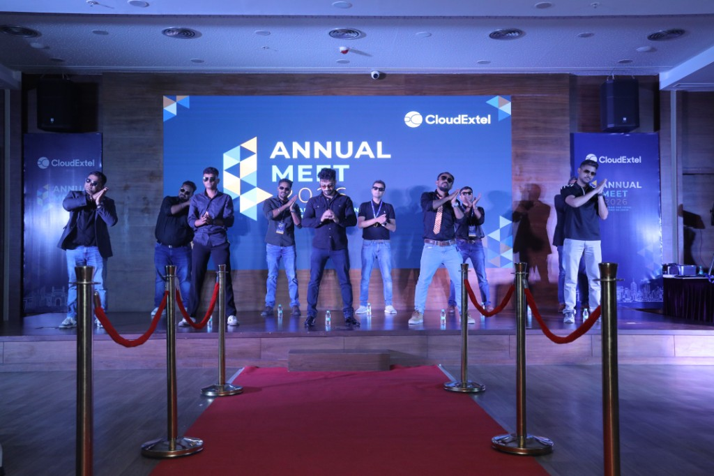 CloudExtel Annual Meet 2026 stage group performance