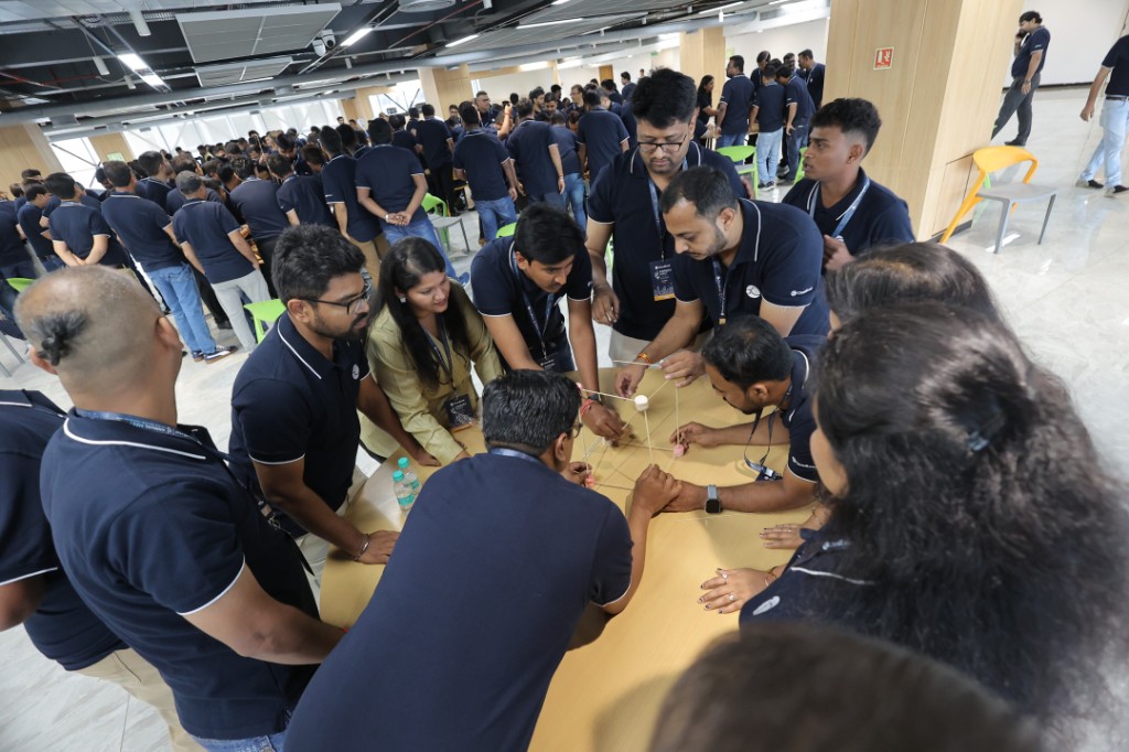 CloudExtel Annual Meet team building activity