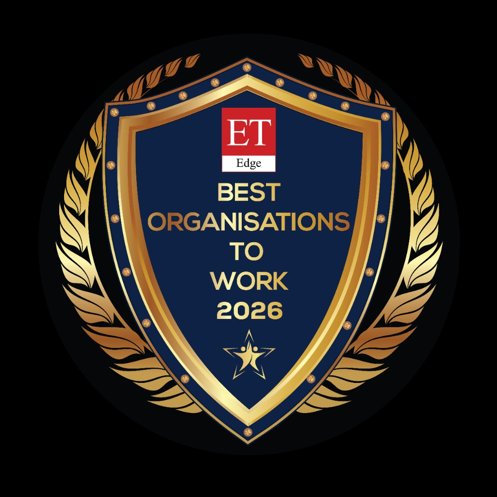 ET Edge – Best Organisations to Work 2026 award badge for CloudExtel
